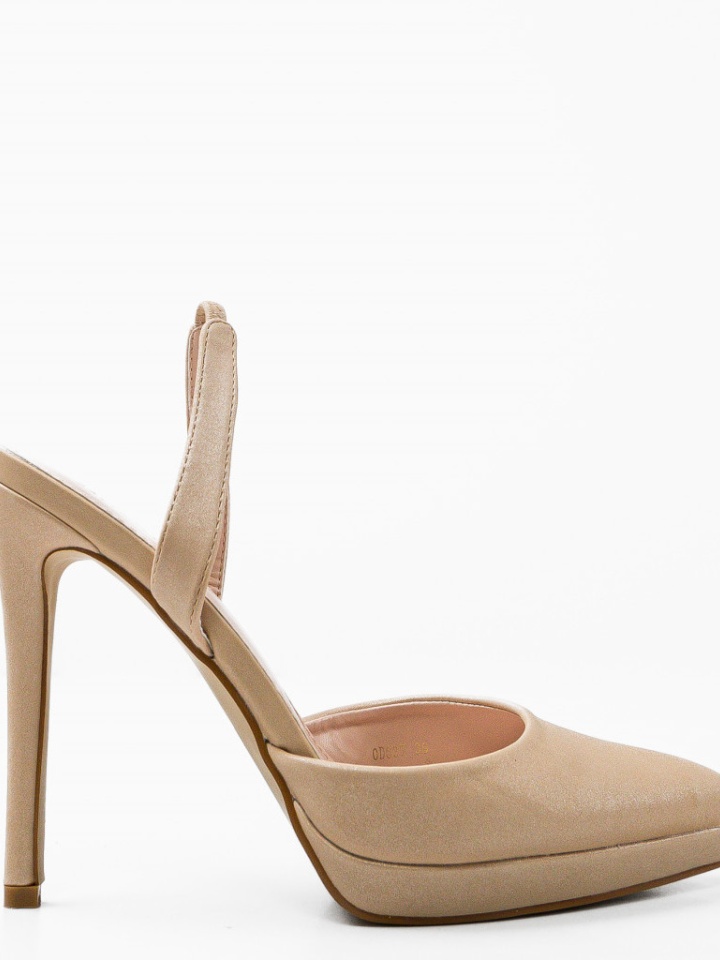 Scarpe da donna Beige Vergoossen - Img 5