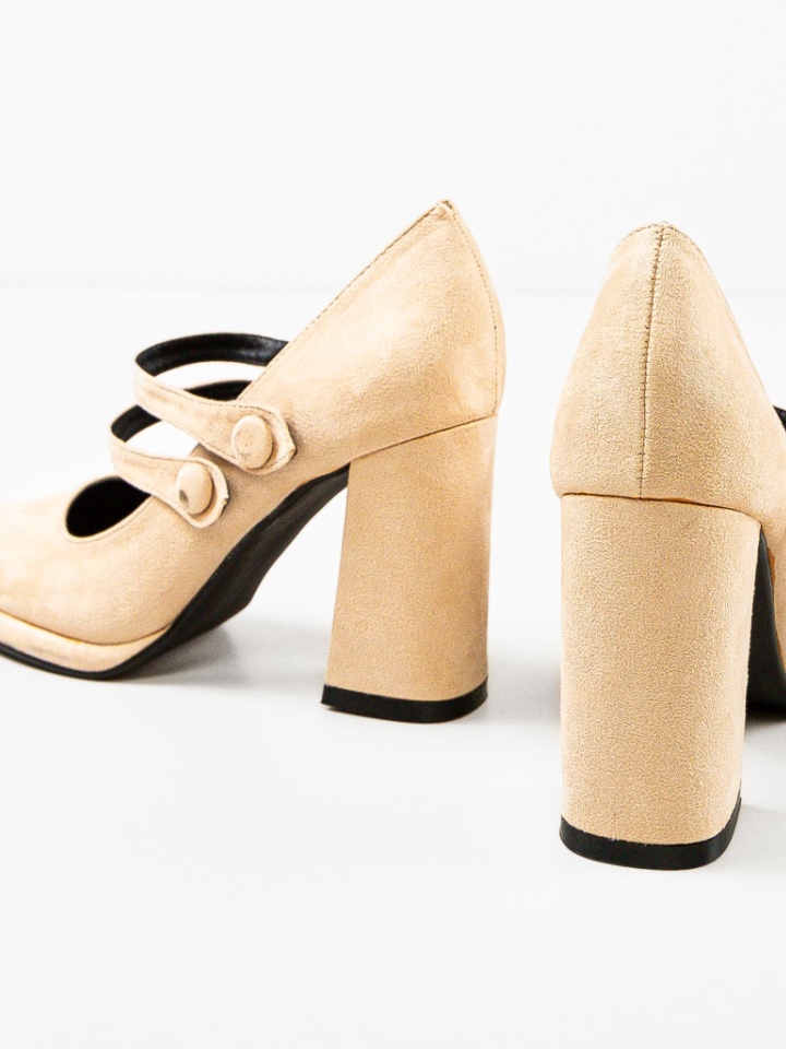 Scarpe da donna Beige Vintage 2 - Img 5