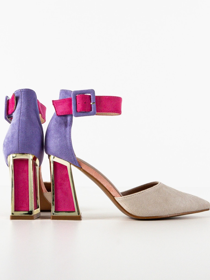 Scarpe da donna Beige Watso - Img 5
