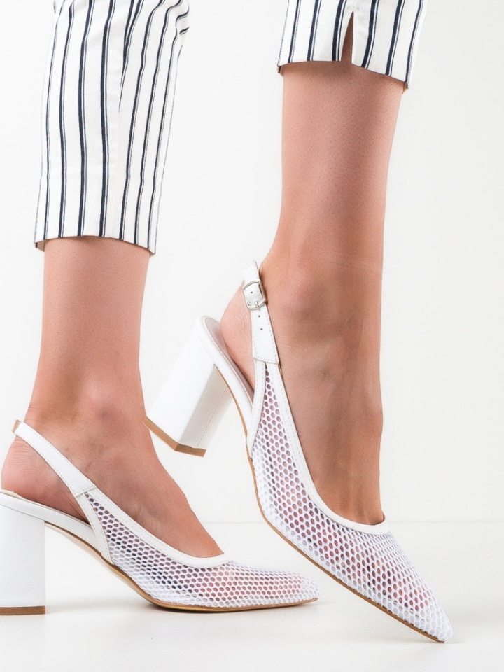 Scarpe da donna Bianche Caresy - Img 10