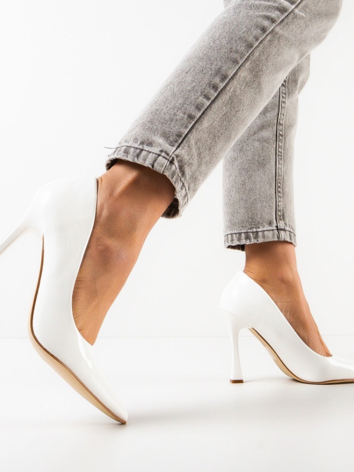 Scarpe da donna Bianche Lindo - Img 4