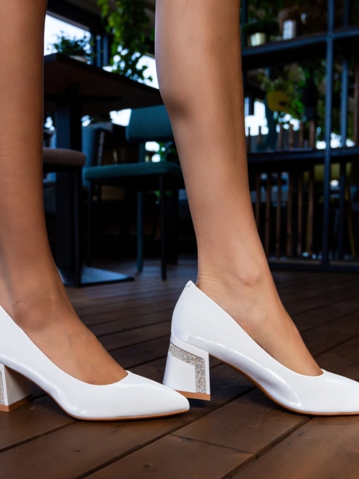 Scarpe da donna Bianche Martine - Img 3