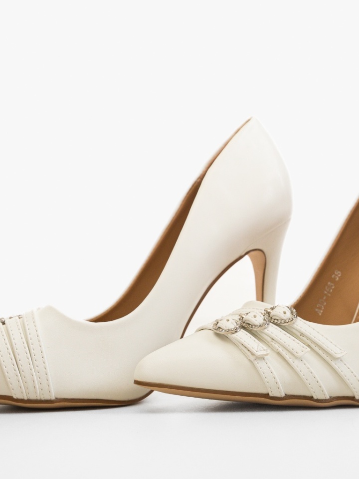 Scarpe da donna Bianche Nelso - Img 3