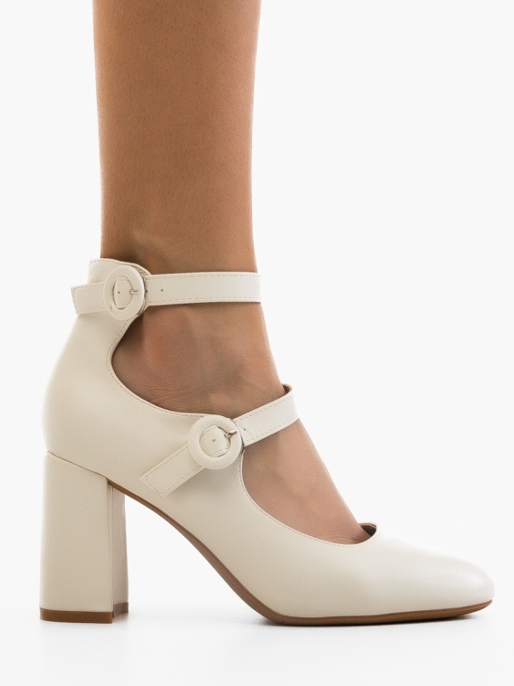 Scarpe da donna Bianche Rasthe - Img 4
