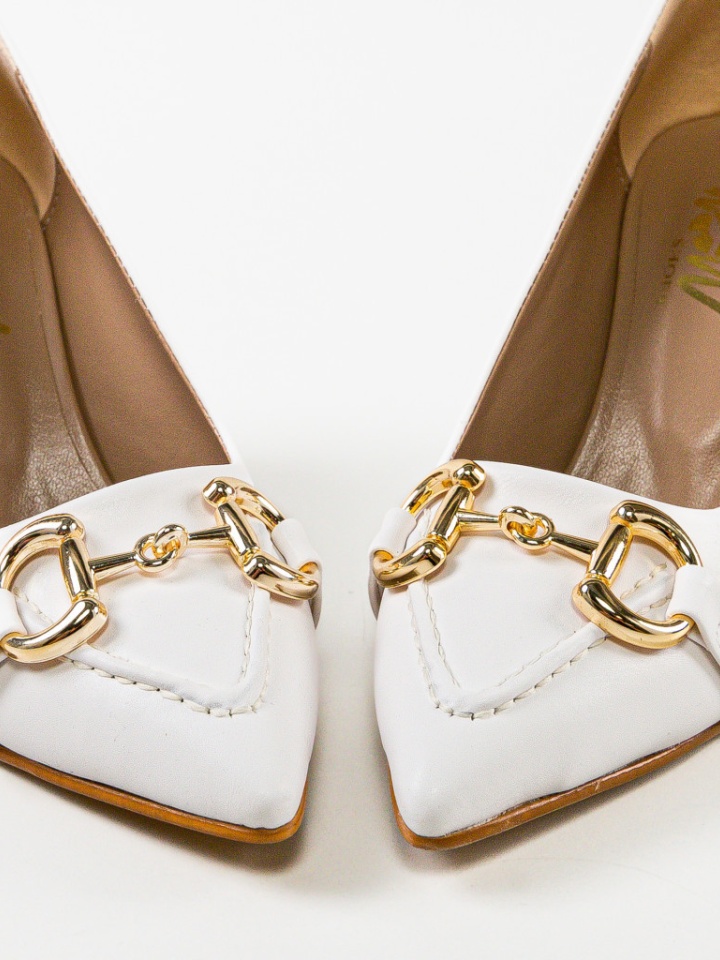 Scarpe da donna Bianche Sakaj - Img 5