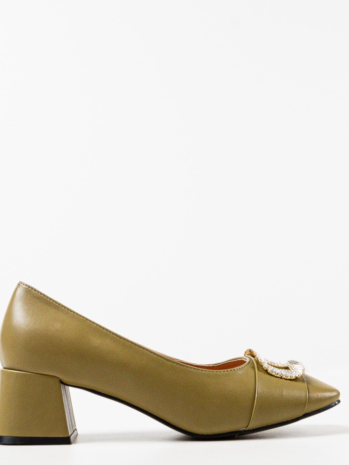 Scarpe da donna Khaki Strickl - Img 5