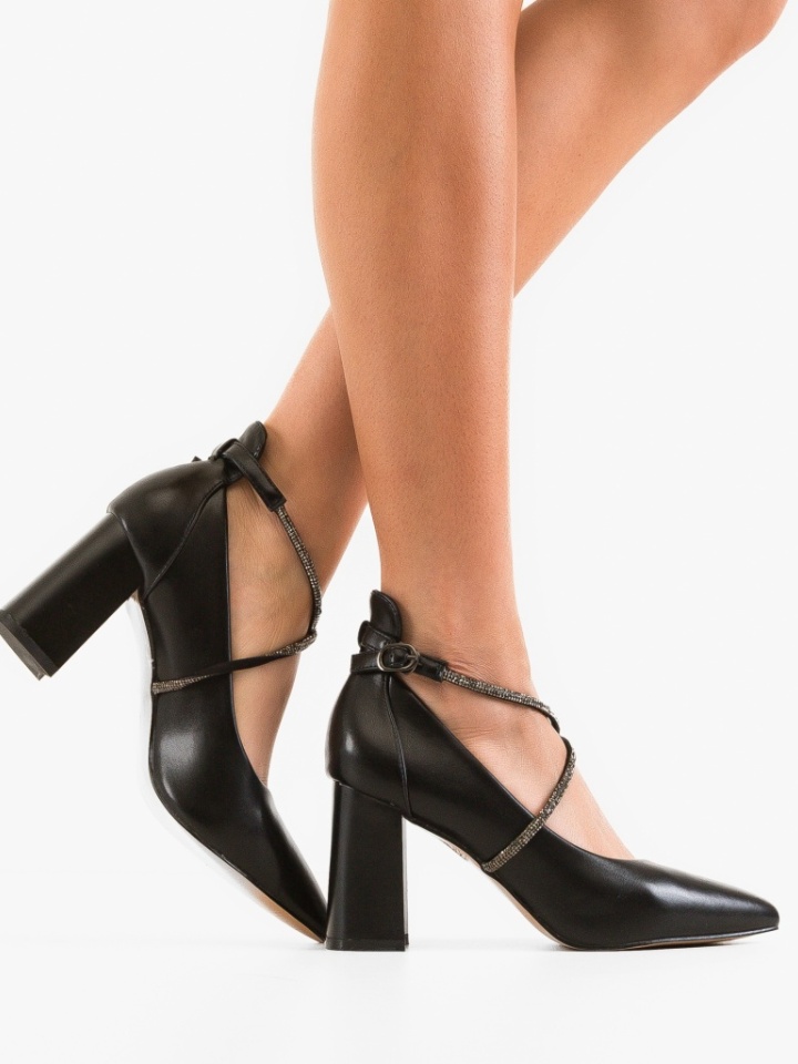 Scarpe da donna Nere Lease - Img 2