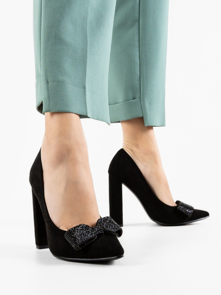 Scarpe da donna Nere Lucky - Img 4