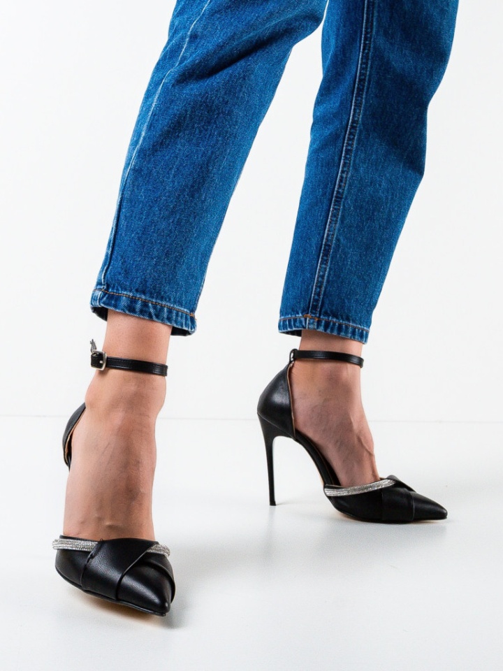 Scarpe da donna Nere Urahag 2 - Img 4