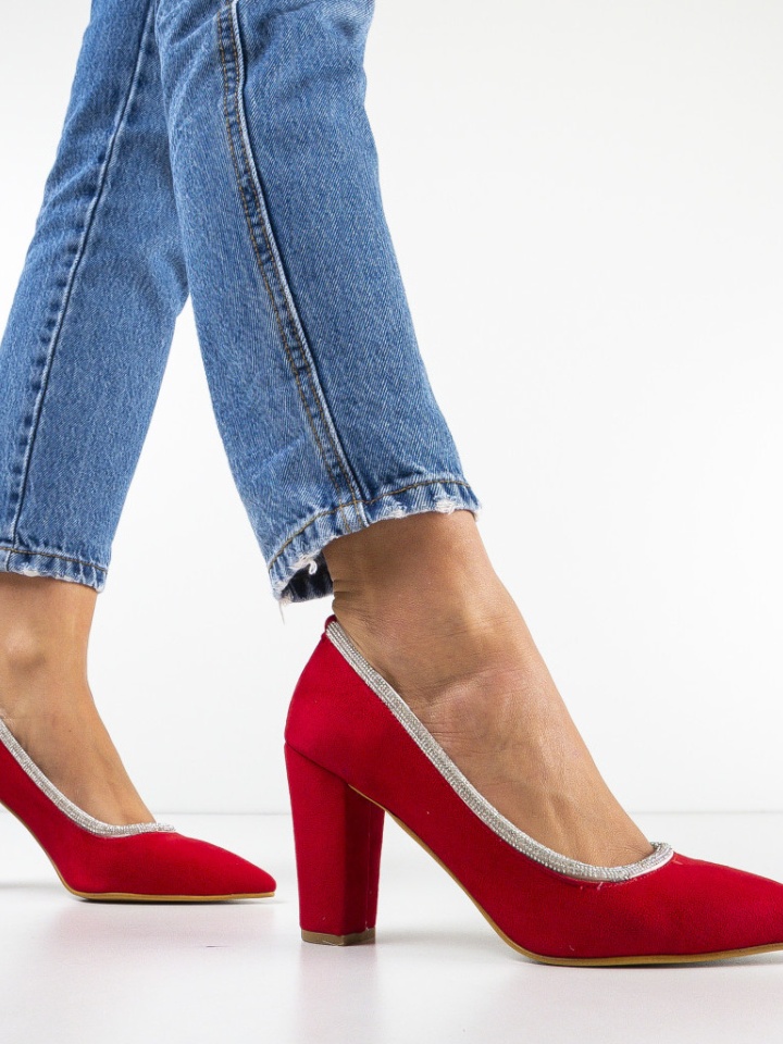Scarpe da donna Rosse Reqop - Img 9