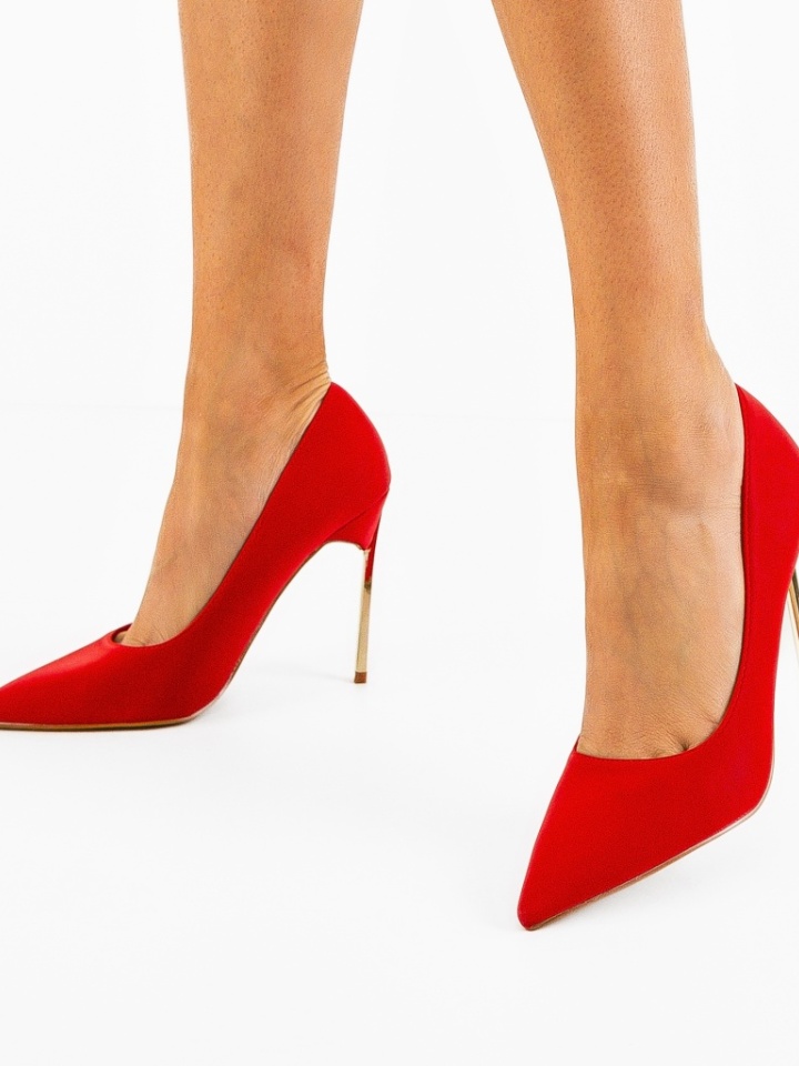 Scarpe da donna Rosse Totto - Img 2