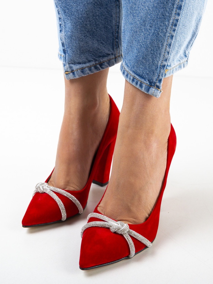 Scarpe da donna Rosse Tuty - Img 3