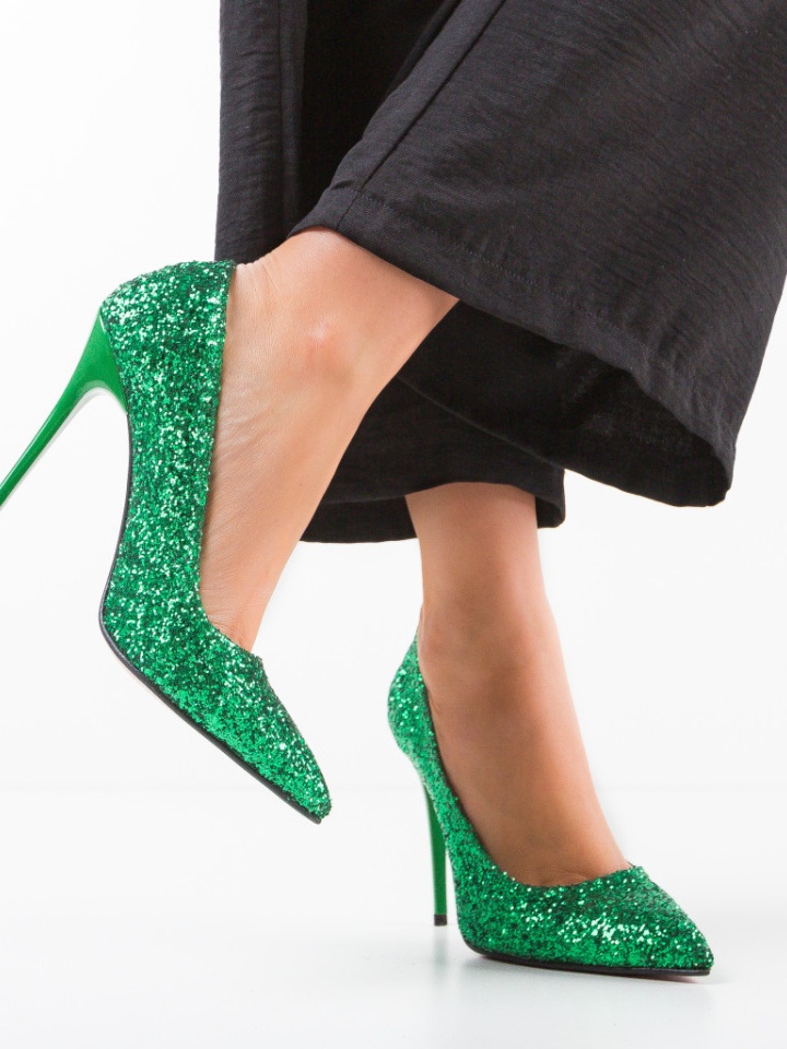 Scarpe da donna Verde Pefeba - Img 2