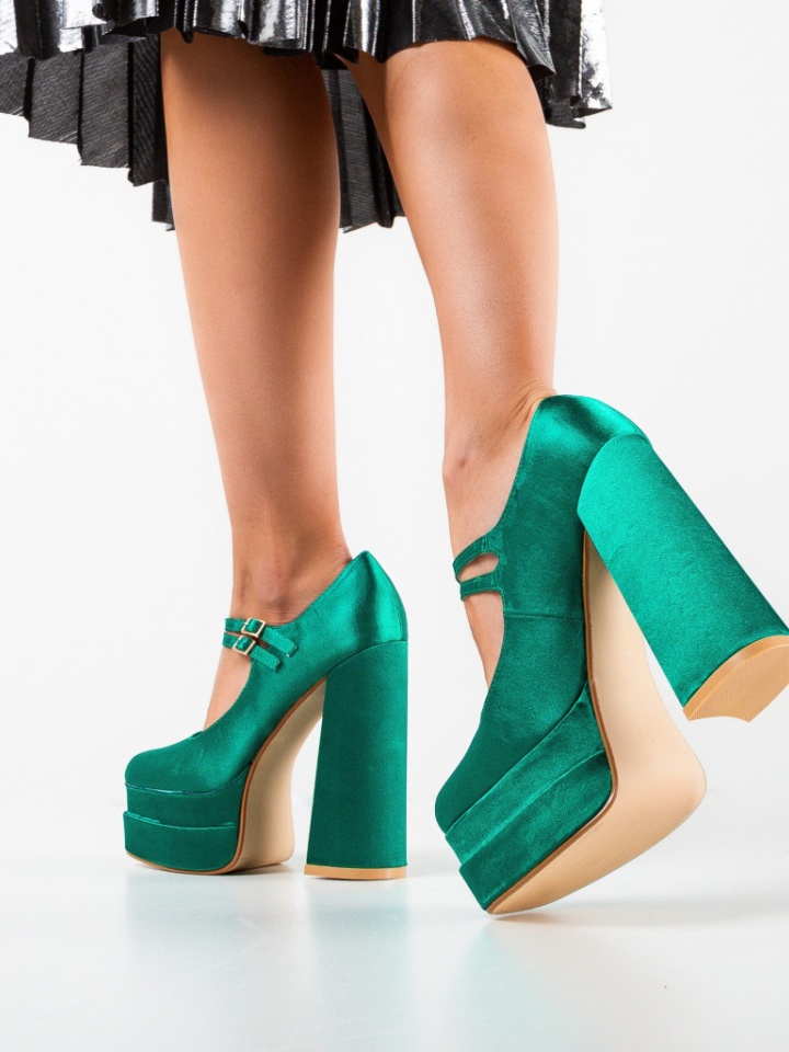 Scarpe da donna Verde Rivera - Img 1