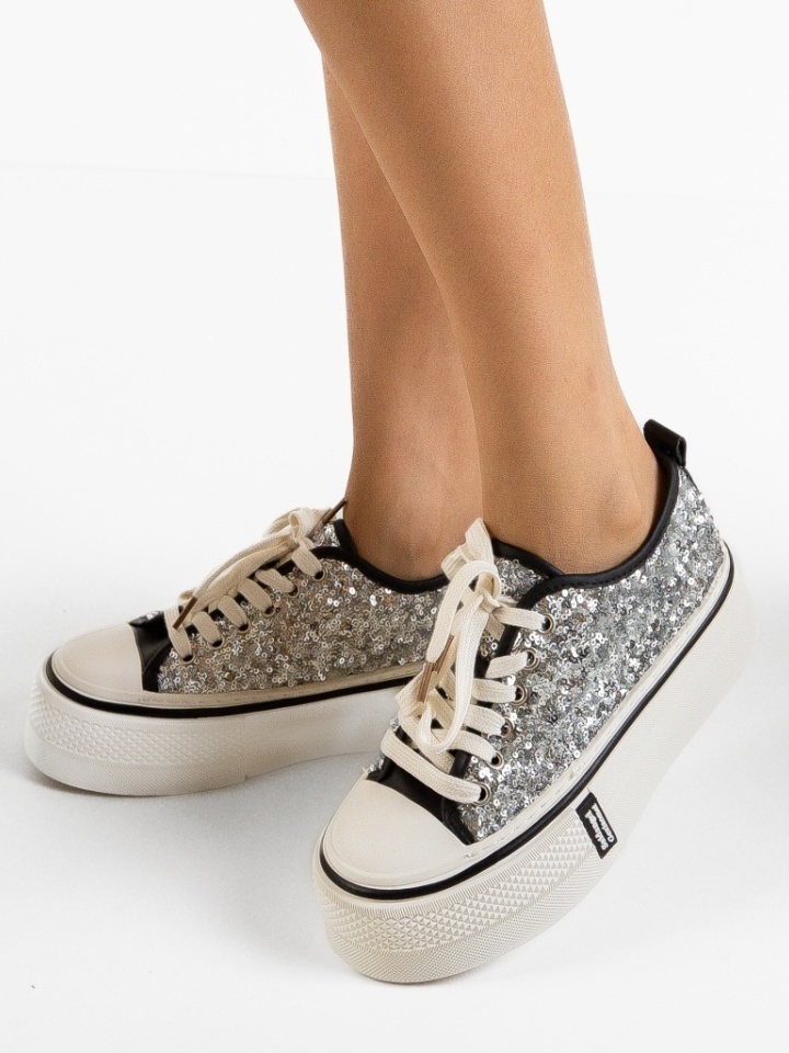 Scarpe sportive Argento Paiety - Img 4