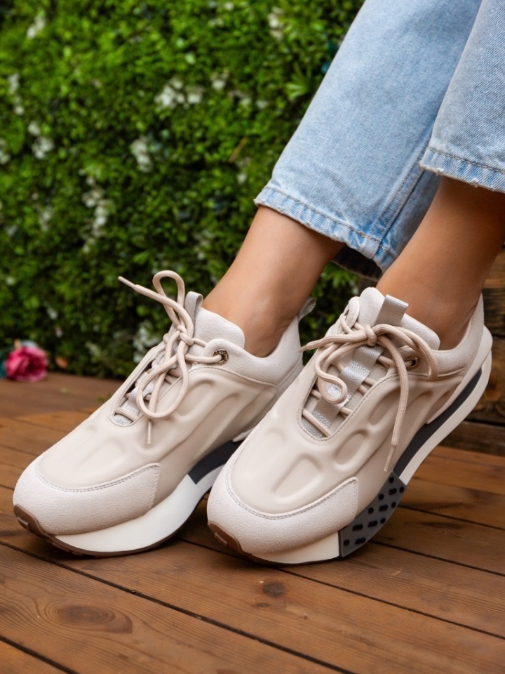 Scarpe sportive Beige Kajmer - Img 2