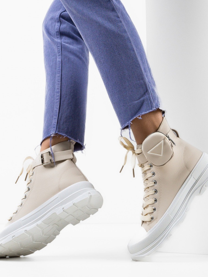 Scarpe sportive Beige Lara - Img 1