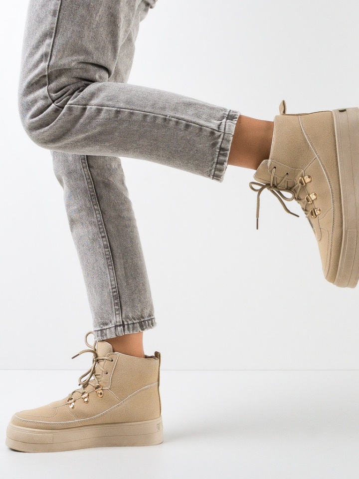 Scarpe sportive Beige Tara - Img 2