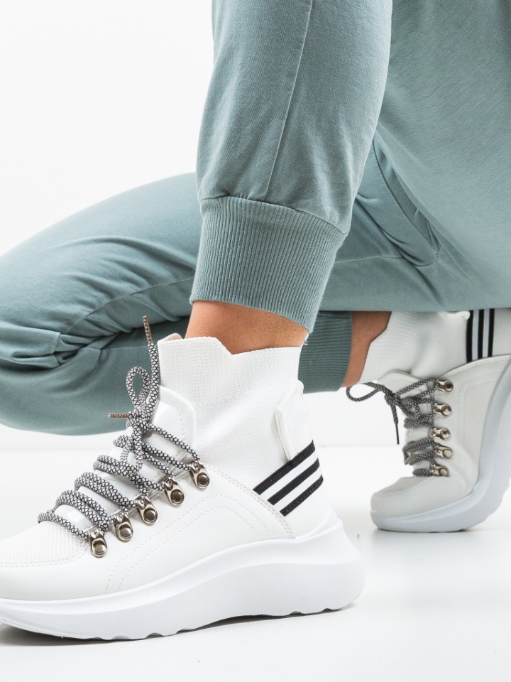 Scarpe sportive Bianche Lamber - Img 3