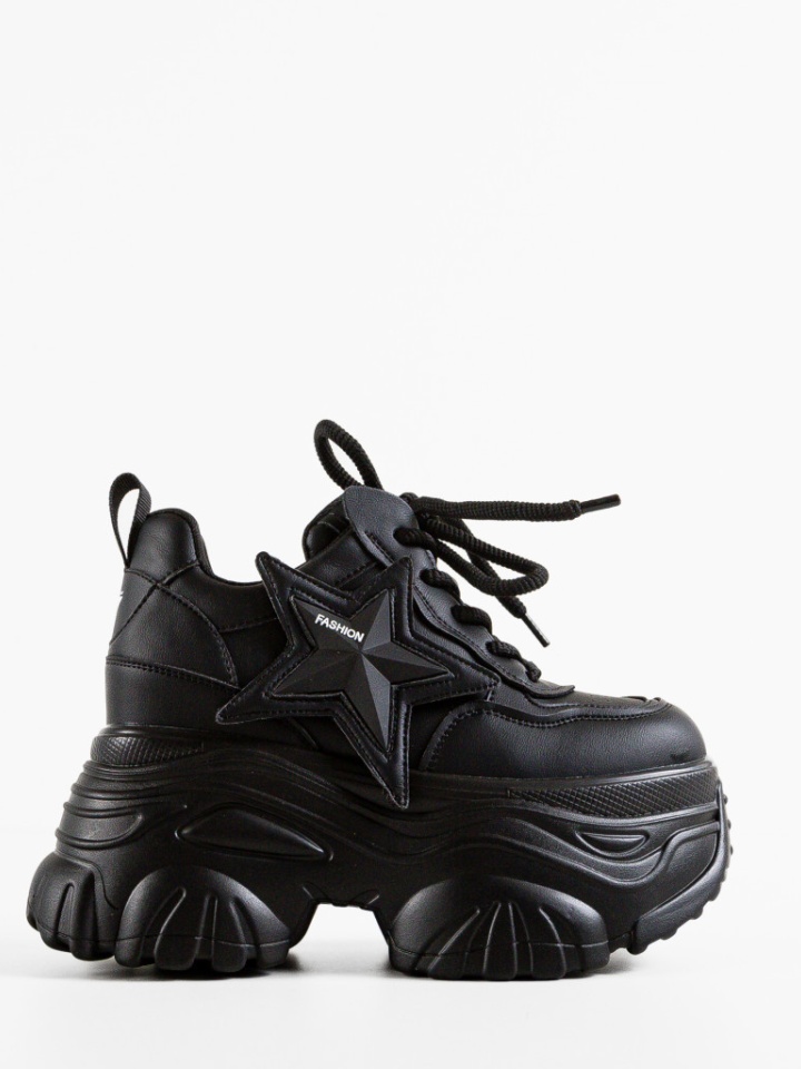 Scarpe sportive Nere Ezhil - Img 4