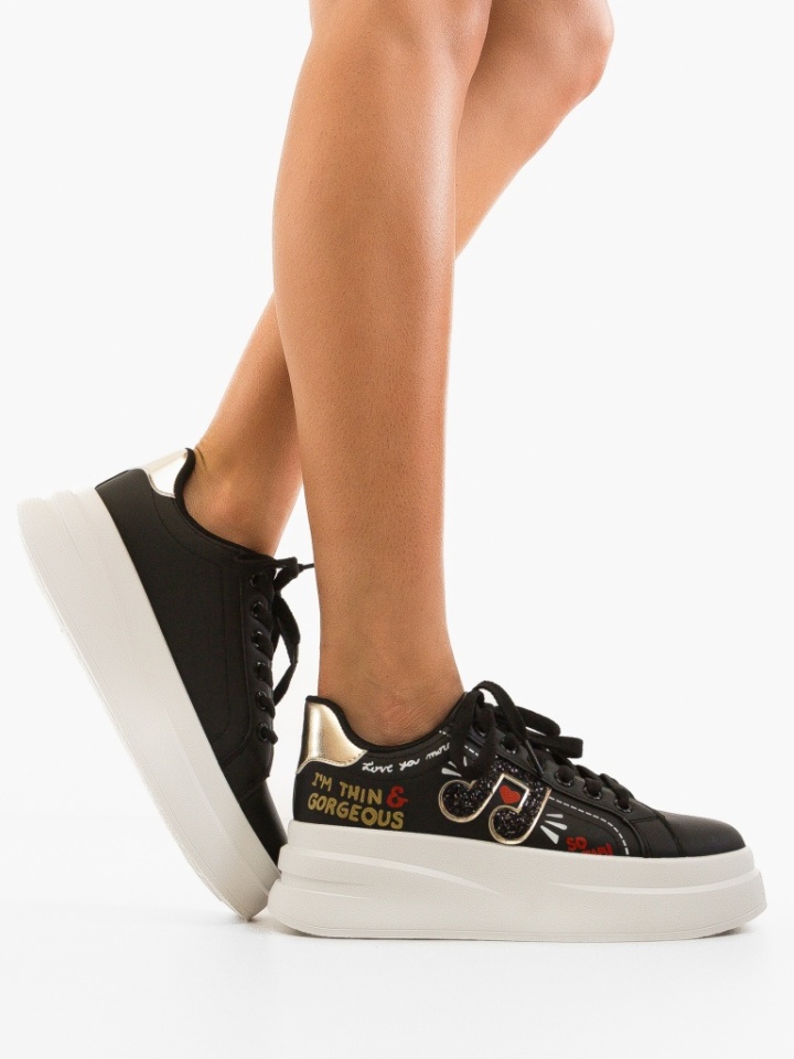 Scarpe sportive Nere Imoge - Img 2