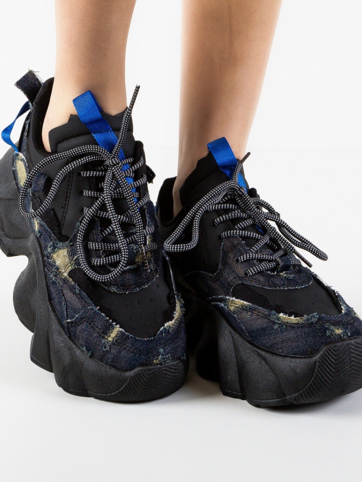 Scarpe sportive Nere Tekama - Img 3