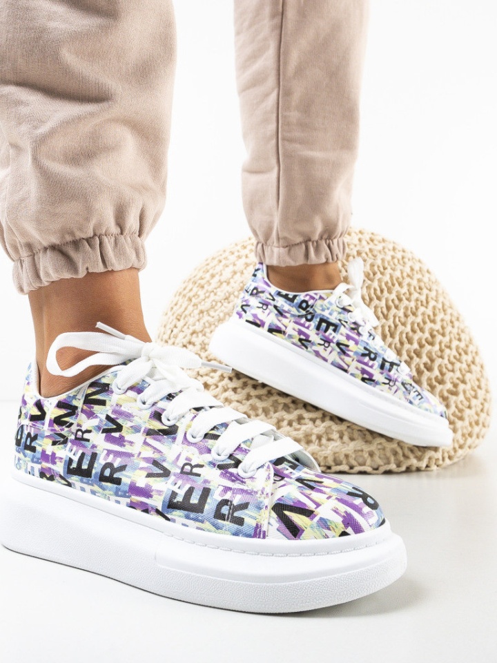 Scarpe sportive Viola Alfabet - Img 1