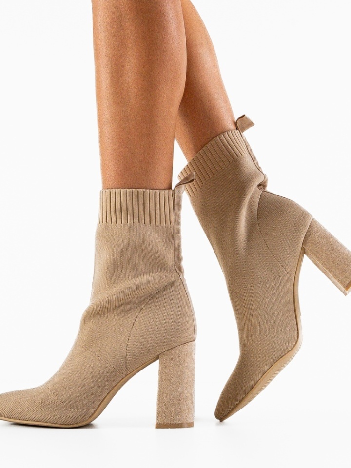 Stivali bassi Beige Vlasta - Img 4