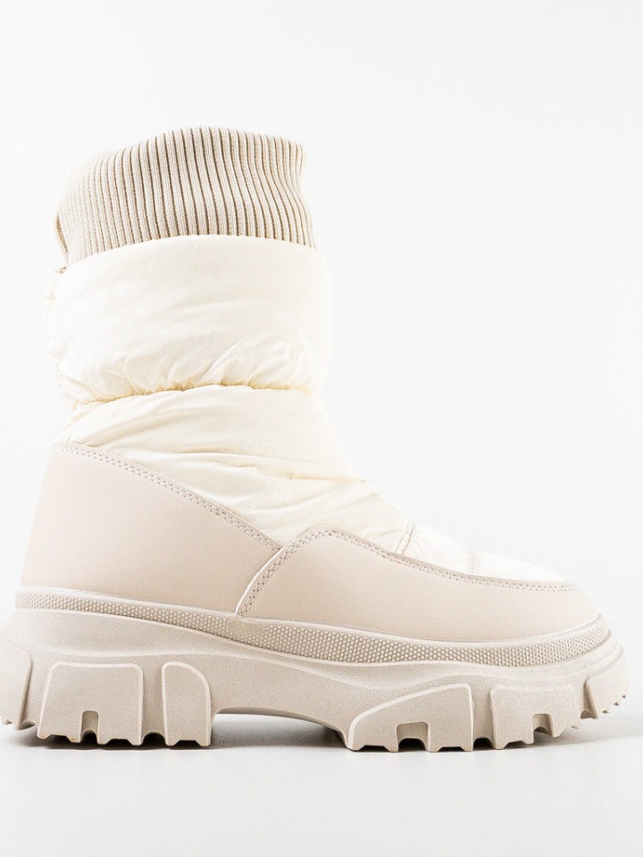Tronchetti da donna Beige Aengy - Img 10