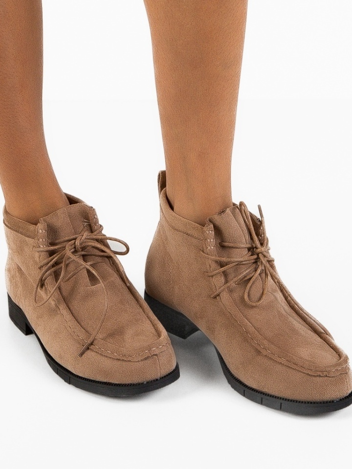 Tronchetti da donna Beige Dinton - Img 3