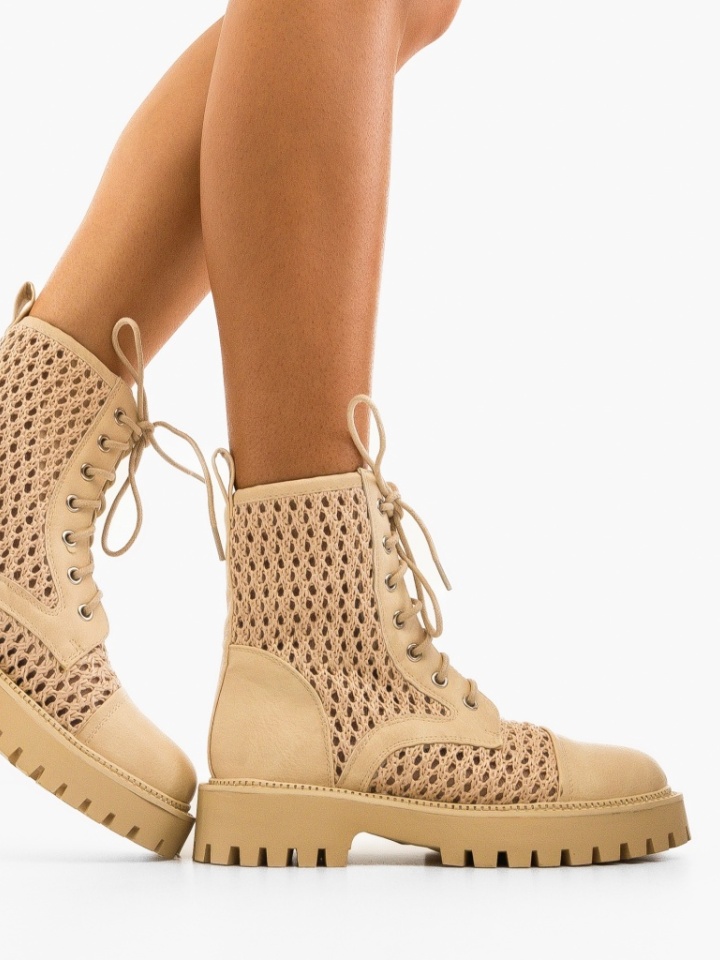 Tronchetti da donna Beige Faith - Img 1