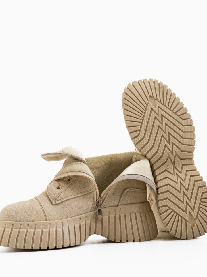 Tronchetti da donna Beige Frocher - Img 8