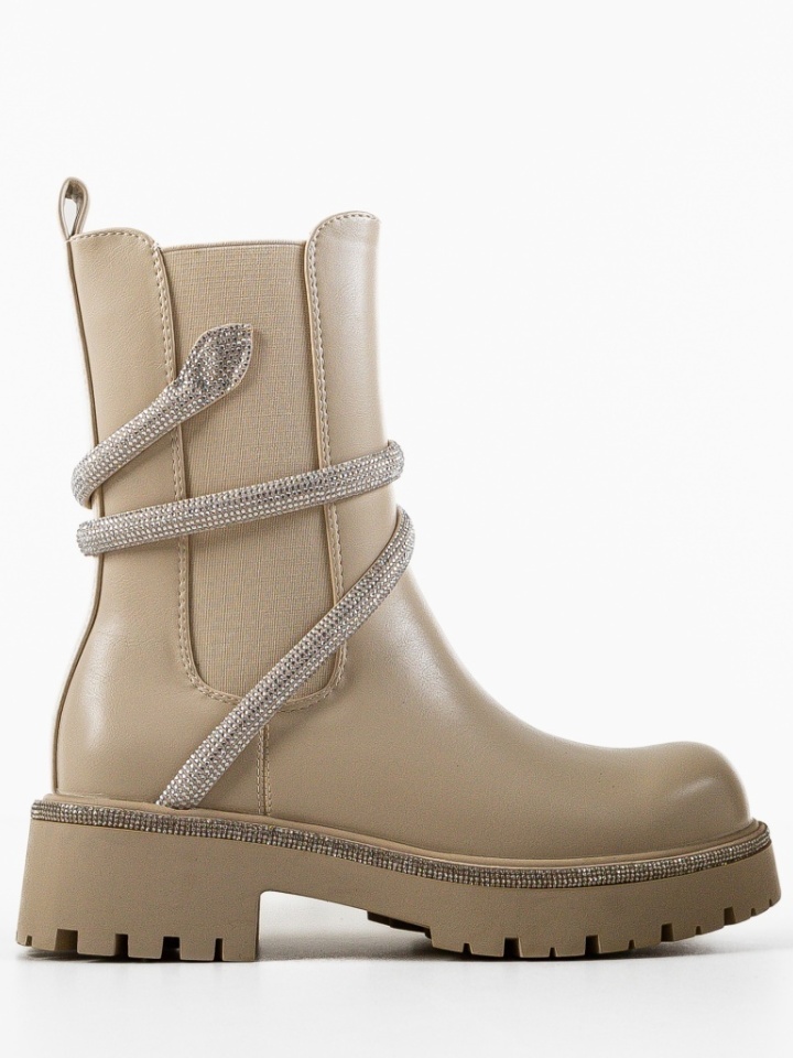 Tronchetti da donna Beige Jon - Img 4