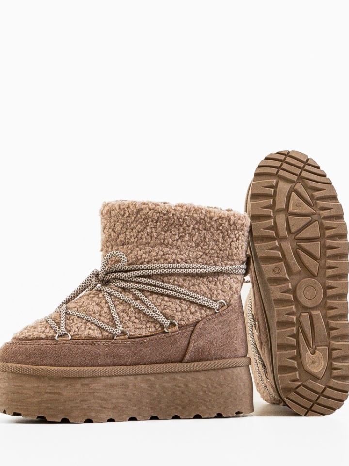 Tronchetti da donna Beige Kmile - Img 6