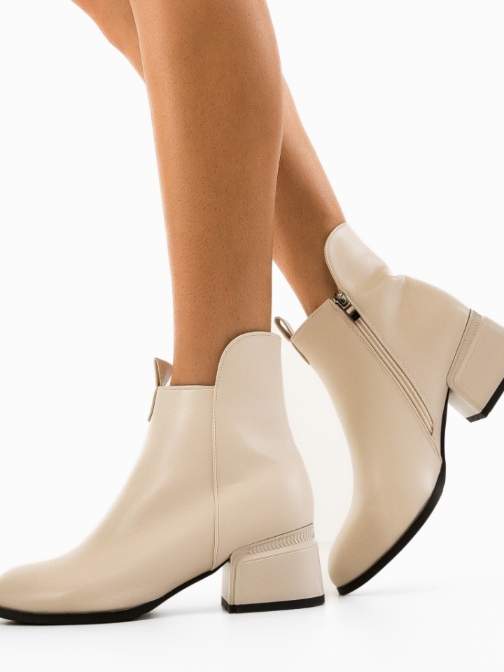 Tronchetti da donna Beige Lan - Img 1
