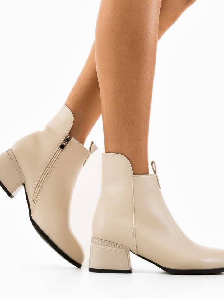 Tronchetti da donna Beige Lan - Img 2