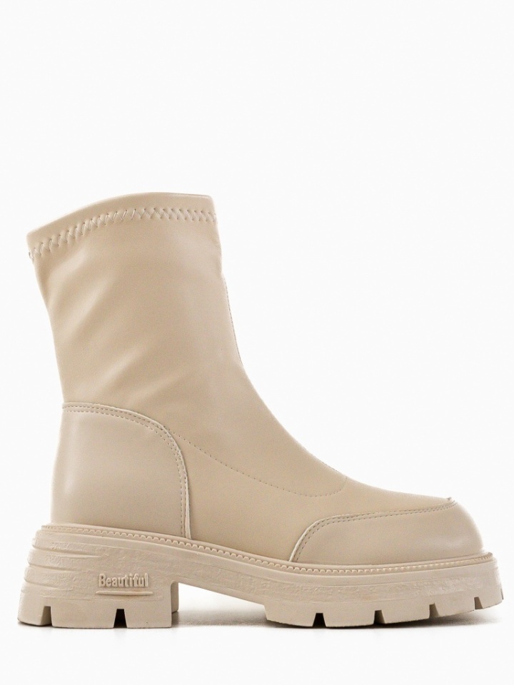Tronchetti da donna Beige Merko - Img 5