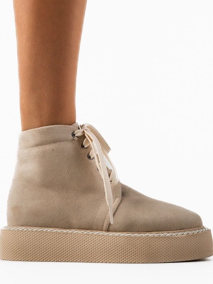 Tronchetti da donna Beige Rikon 3 - Img 4