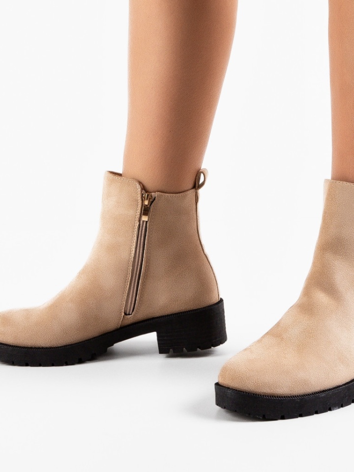 Tronchetti da donna Beige Stefa - Img 3