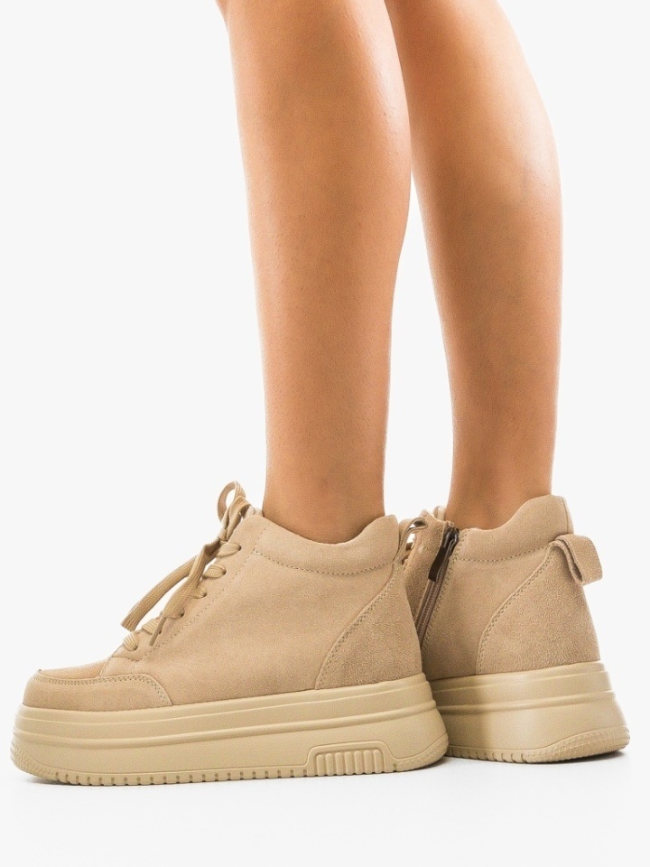 Tronchetti da donna Beige Svena - Img 5