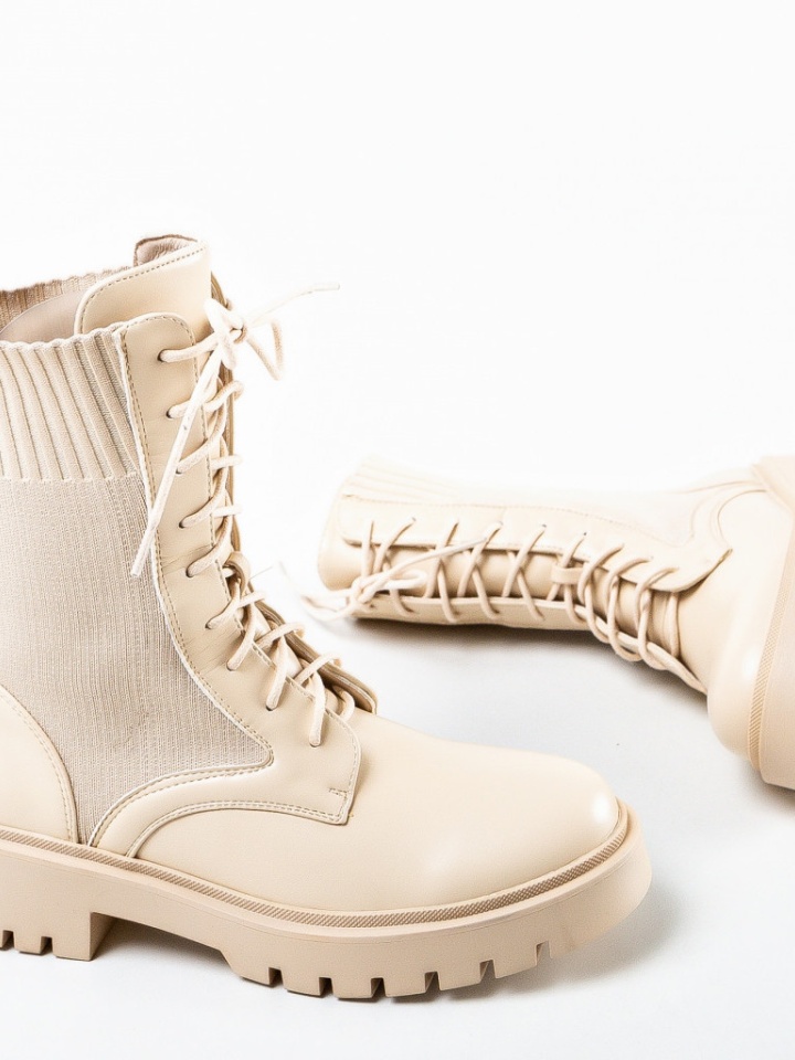 Tronchetti da donna Beige Trevino - Img 13