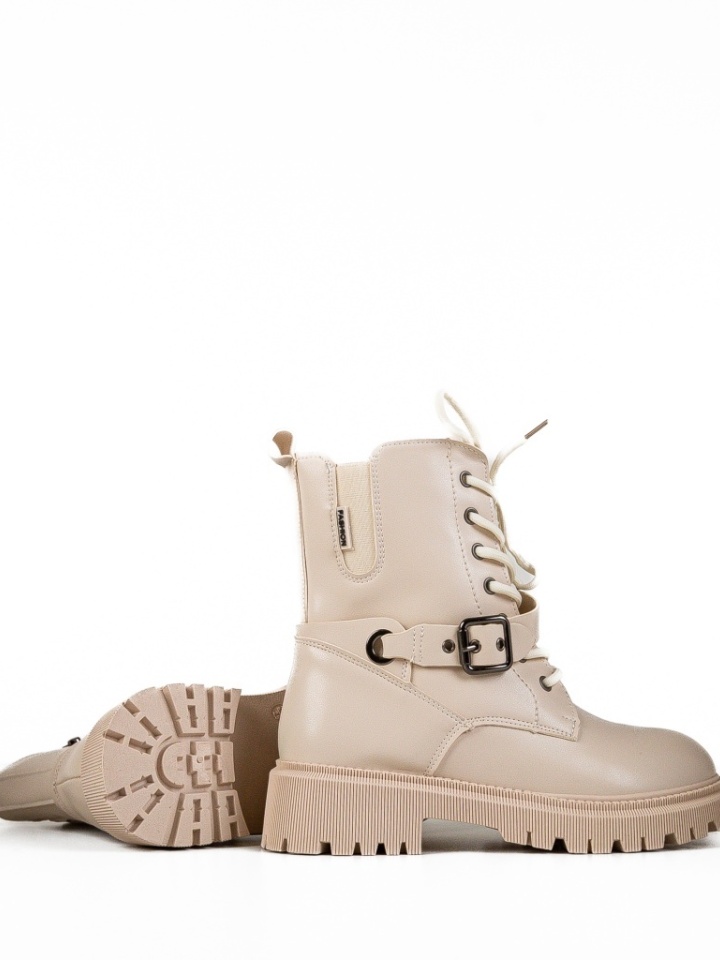 Tronchetti da donna Beige Wajan - Img 4