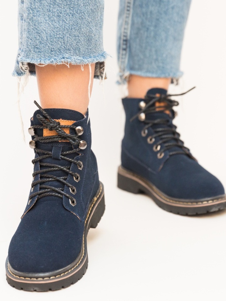 Tronchetti da donna Blu navy Fenko - Img 1