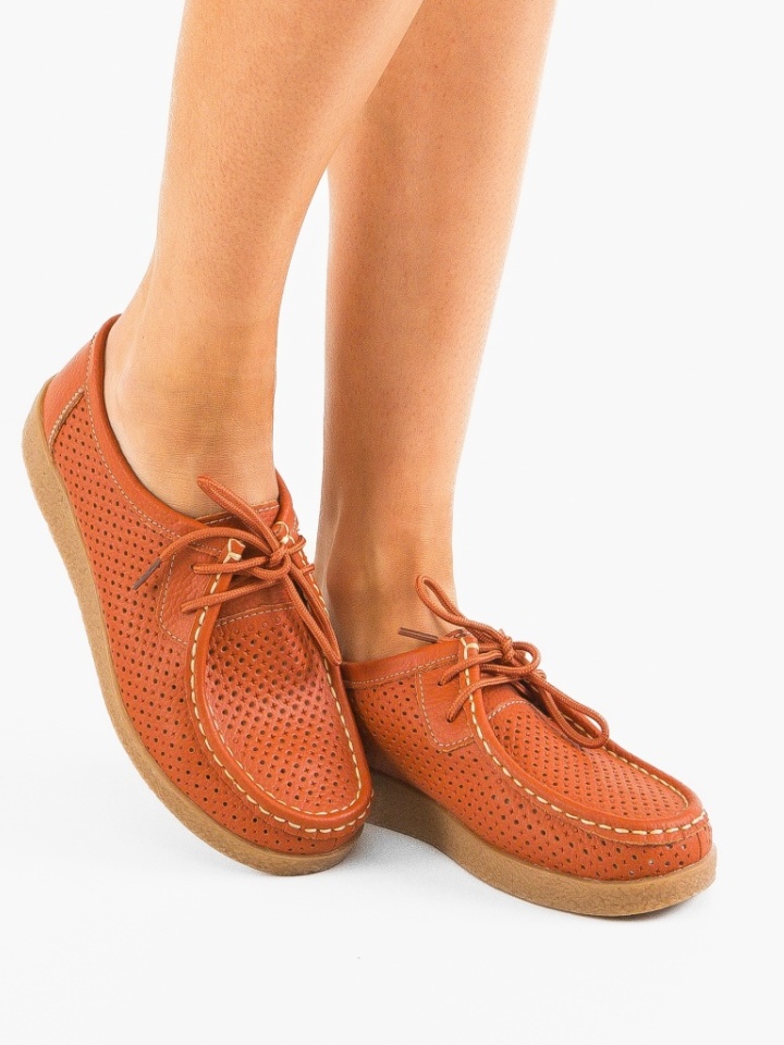 Scarpe casual Arancioni Yorker - Img 1