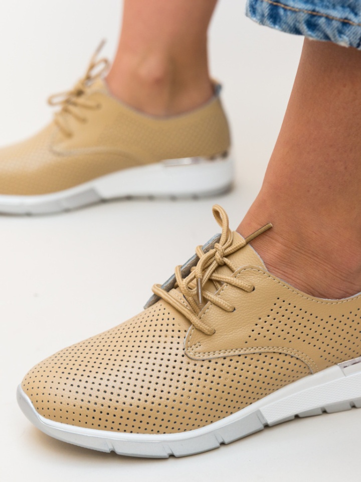 Scarpe casual Beige Albert - Img 2