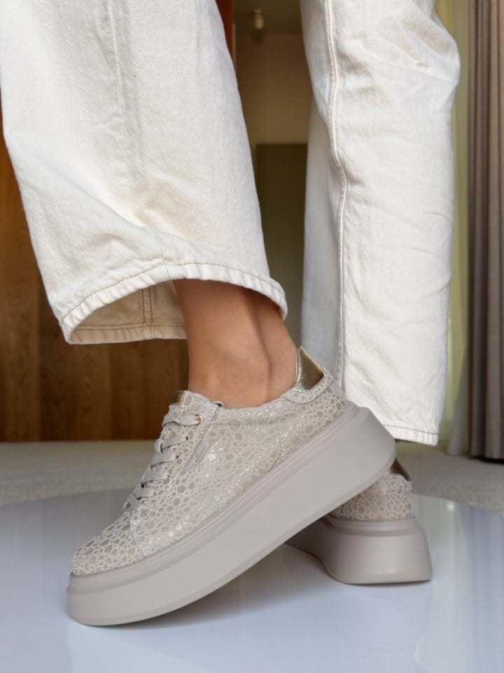 Scarpe casual Beige Ganey 2 - Img 3