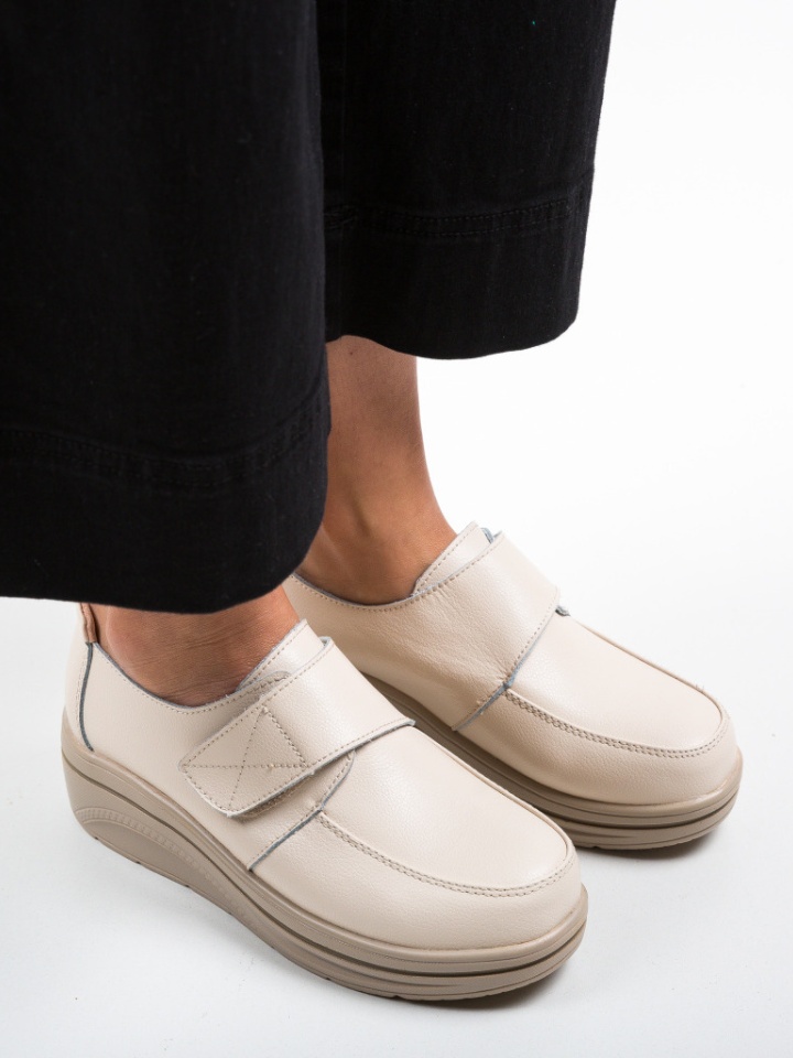 Scarpe casual Beige Hausberg - Img 3