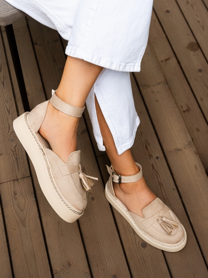 Scarpe casual Beige Kalin - Img 9