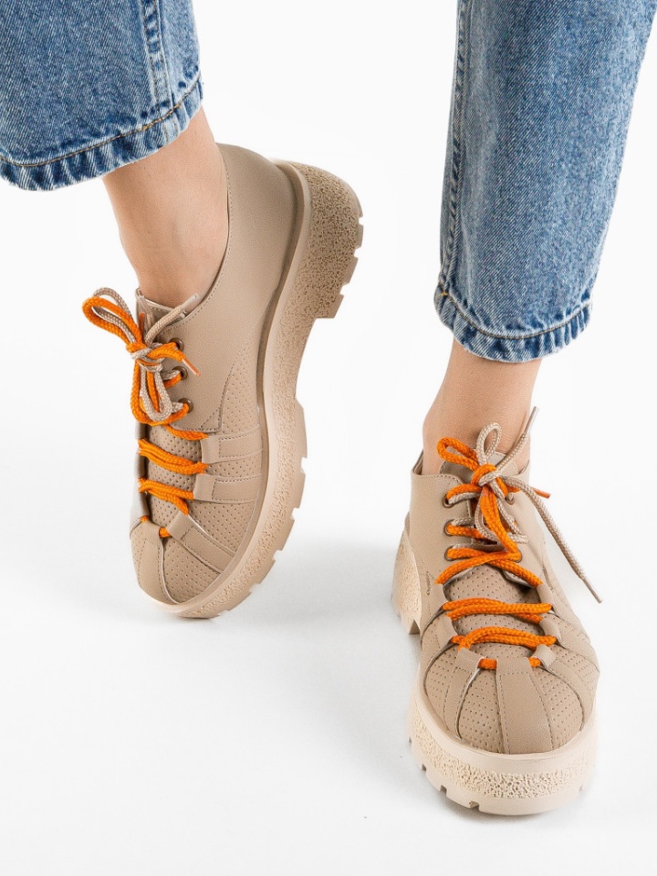 Scarpe casual Beige Memy - Img 2