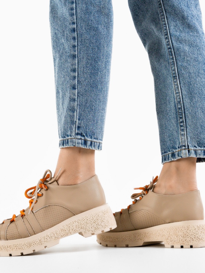 Scarpe casual Beige Memy - Img 4